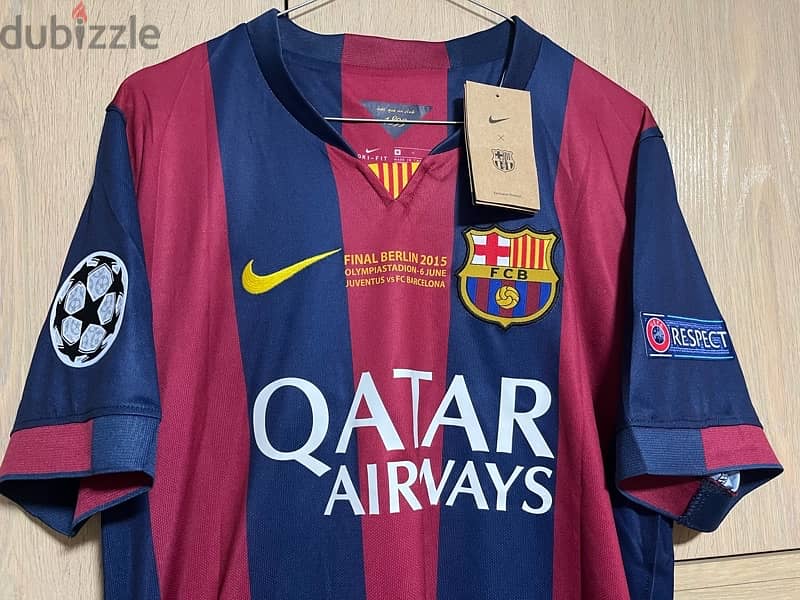 messi10  the goat final Berlin 2015 barcelona FC home nike kit 1