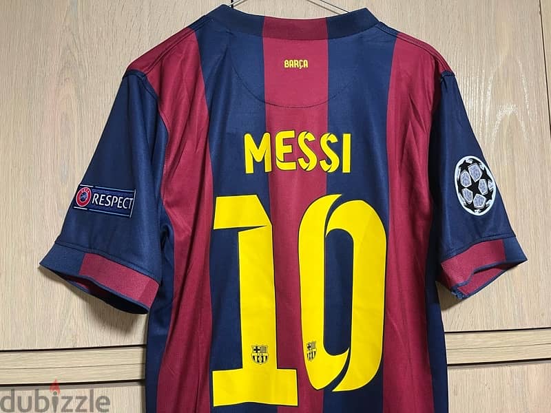 messi10  the goat final Berlin 2015 barcelona FC home nike kit 2