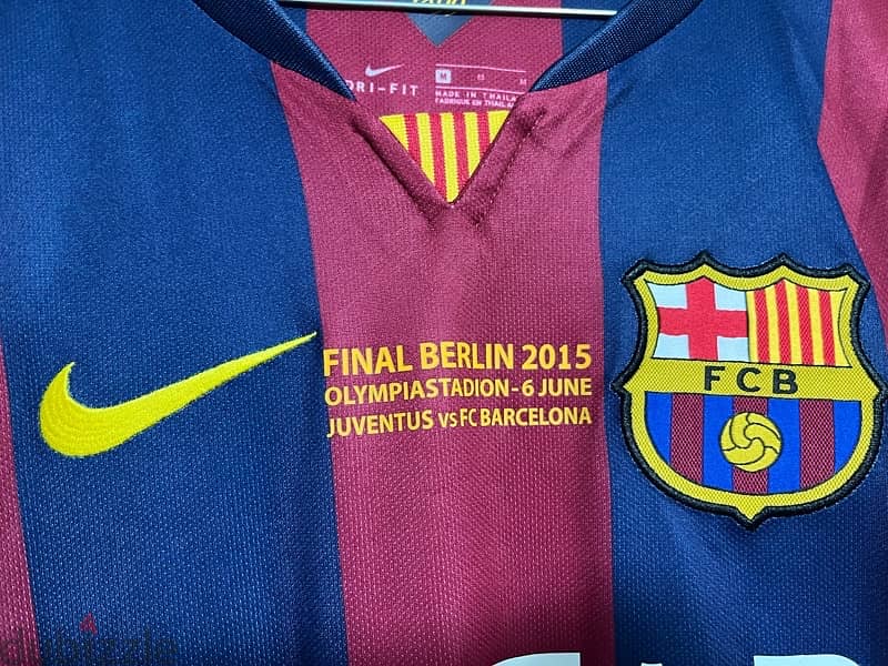 messi the goat final Berlin 2015 barca home nike kit 8