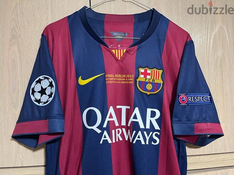 messi10  the goat final Berlin 2015 barcelona FC home nike kit 10