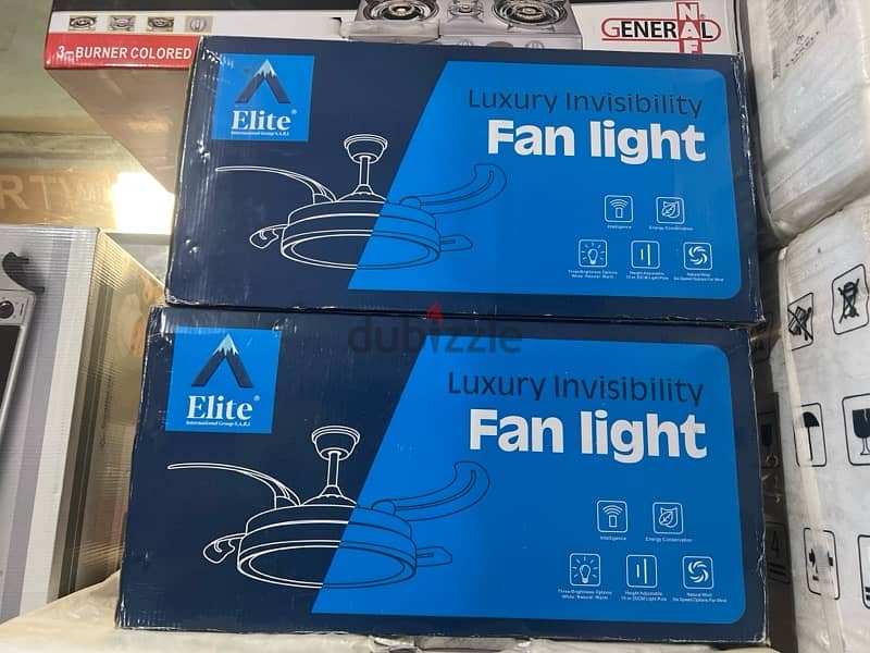 Elite Invisible Ceiling Lamp Fan 1
