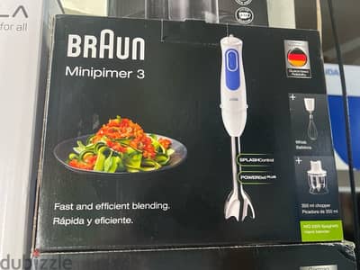 Braun MultiQuick MQ3025 700W hand blender set