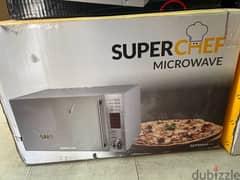 superchef 30L microwave oven + grill