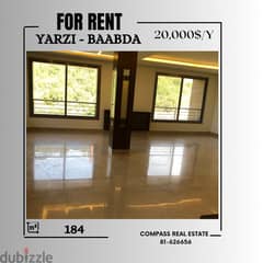 Beautiful Apartment for Rent in Yarzi - Baabda 0