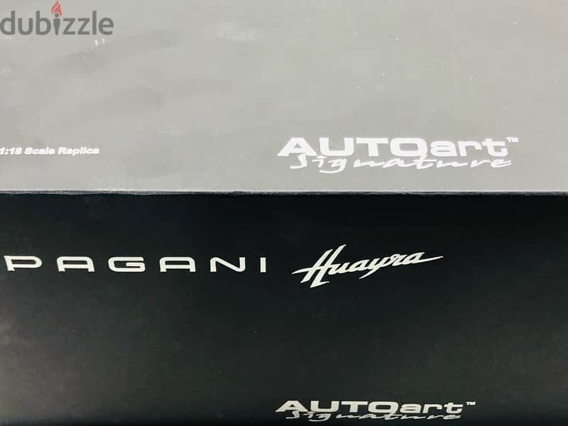 1/18 diecast Autoart Signature Pagani Huayra White 78267 NEW BOXED 5