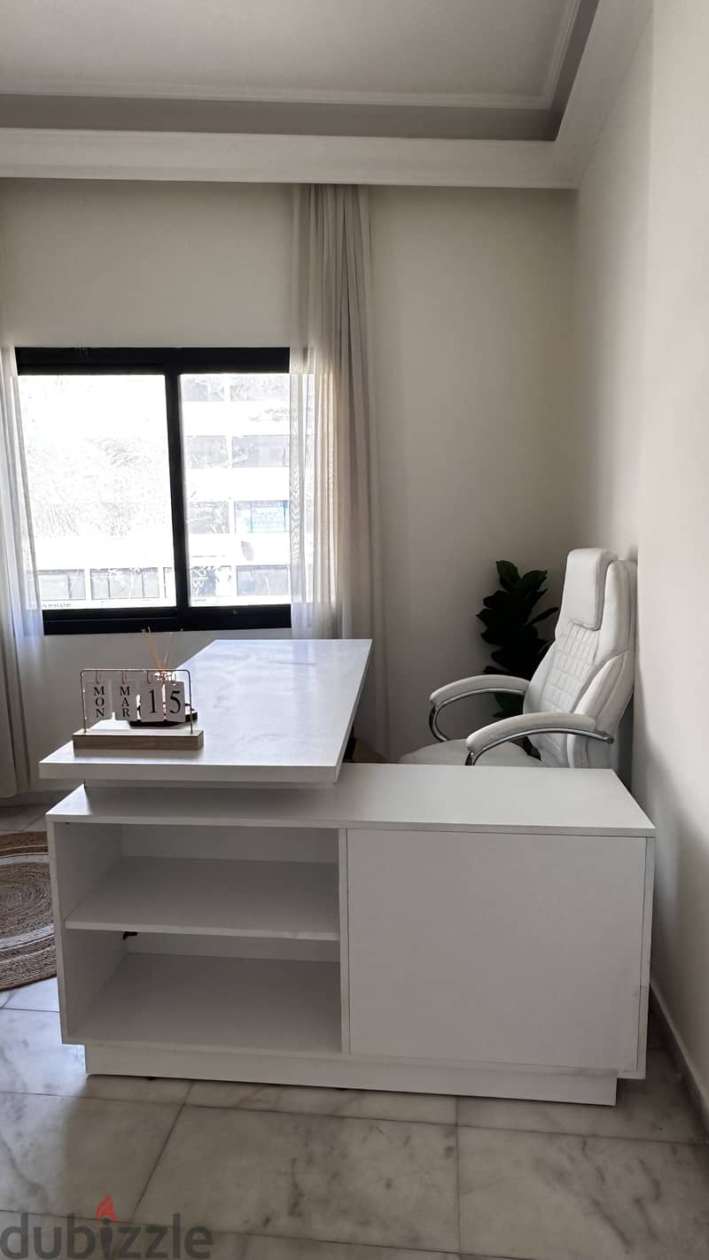 Office/ clinic desk/table + shelves 4