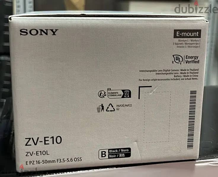 Sony Camera ZV-E10 kit with 16-50mm F3.5-5.6 oss Lens 1