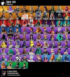 FORTNITE STACKED ACCOUNT | 80+ SKINS | PS AND PC