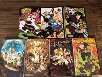 Promised neverland, Demon Slayer, Chainsaw man