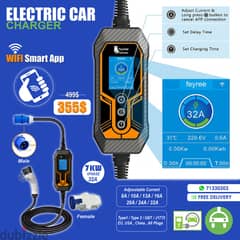 WIFI ADJUSTABLE CURRENT | EV CHARGER | NEW ELECTRIC CAR CHARGER