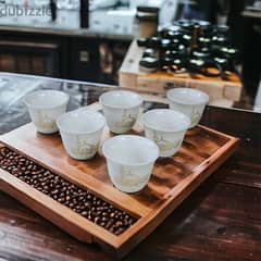 Ramadan Mubarak, 6-Pieces Ceramic Coffee Cup Set