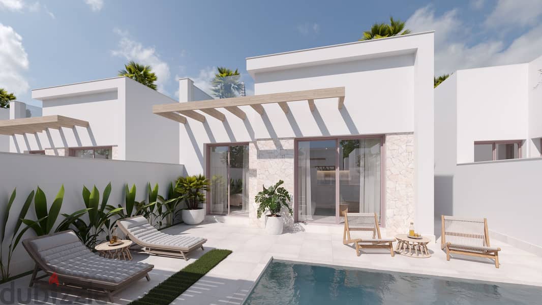 Spain Murcia brand new villas one level close to the beach #MSN-HDE23R 1