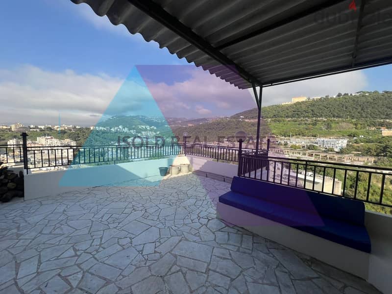 240m2 duplex apartment + terrace for sale in Zouk mosbeh + open view 1