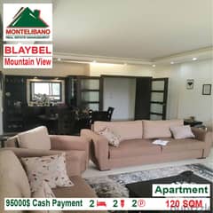 95000$!! Mountain View Apartment for sale located in Blaybel