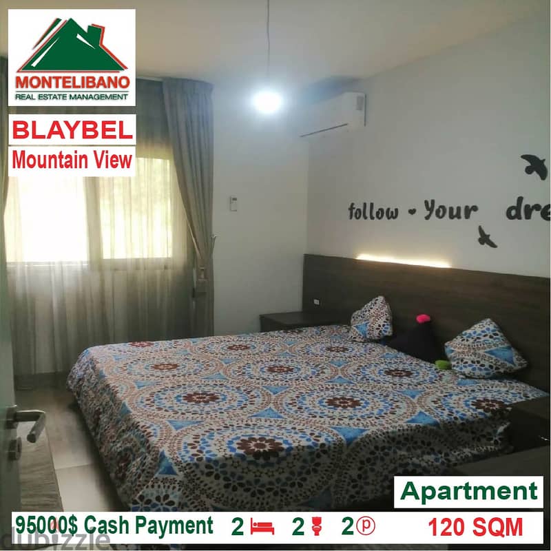 95000$!! Mountain View Apartment for sale located in Blaybel 2
