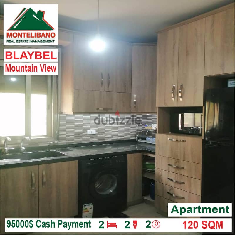 95000$!! Mountain View Apartment for sale located in Blaybel 3