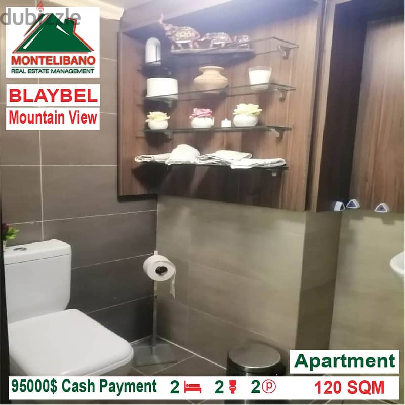 95000$!! Mountain View Apartment for sale located in Blaybel 4