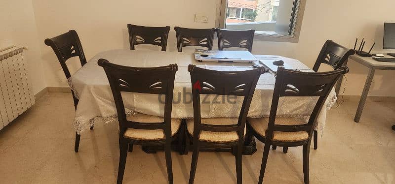 Dining table and 8 chairs 1