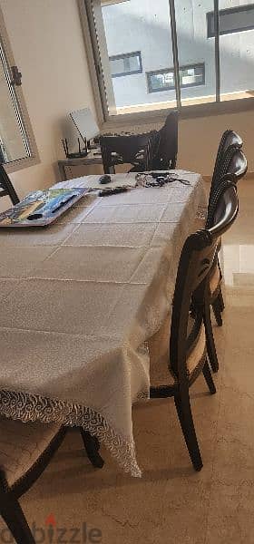 Dining table and 8 chairs 2