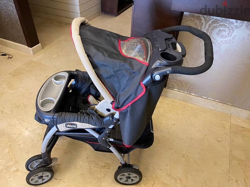 stroller Chicco with car seat 1
