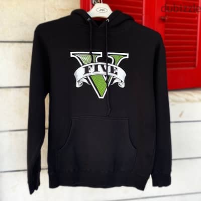 ROCKSTAR GTA V Black Hoodie.