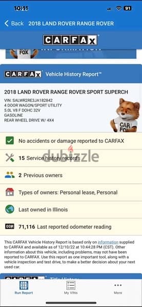 Range Rover sport 2018 V8 clean carfax التسجيل مجانى 13