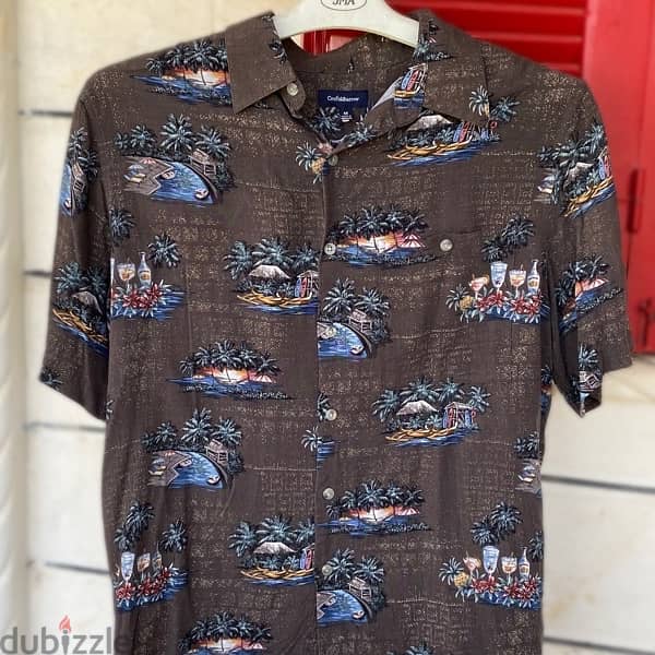 CROFT & BARROW Hawaiian Shirt. 1