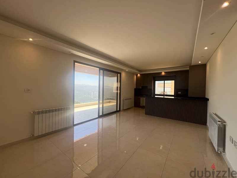 Amazing 2 Bedrooms apartment with a panoramic view in Broummana 10