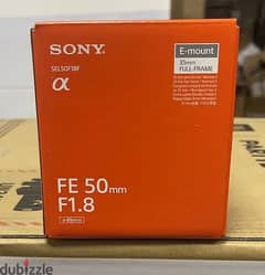 SONY FE 50mm F1.8 Lens
