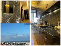 HOT DEAL, Decorated 120m2 apartment + Sea view for sale in Mansourieh 0
