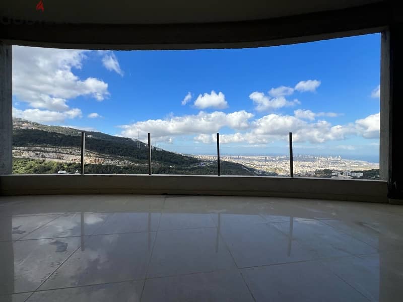 180 SQM apartment for sale in Bsalim with sea & mountain view 1