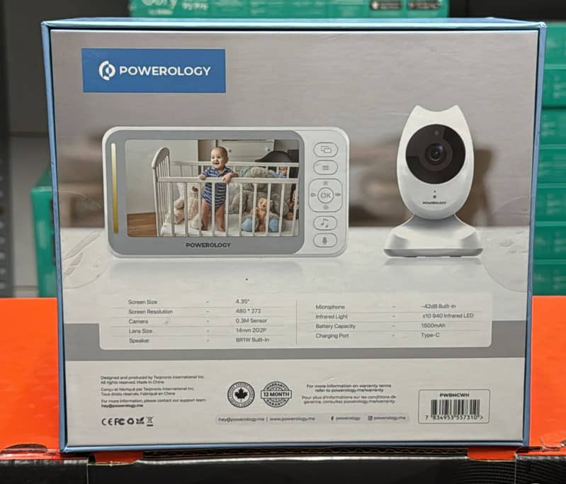 Powerology Smart Cam Baby Monitor Two-way audio 1