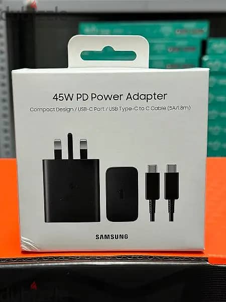 Samsung 45W pd power adapter 3pin with cable 1