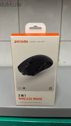 Porodo 3 in 1 wireless mouse