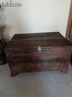 Small wooden chest