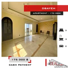 Apartment for sale in dbayeh 170 SQM REF#EA15228 0