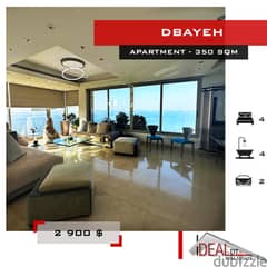 Apartment for rent in Dbayeh 350 sqm ref#EA15263