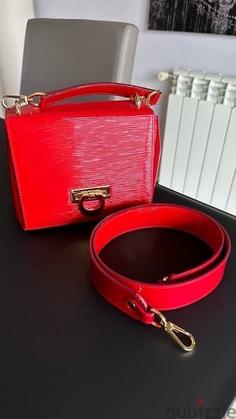 Real leather handbag 4