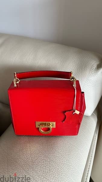 Real leather handbag 5