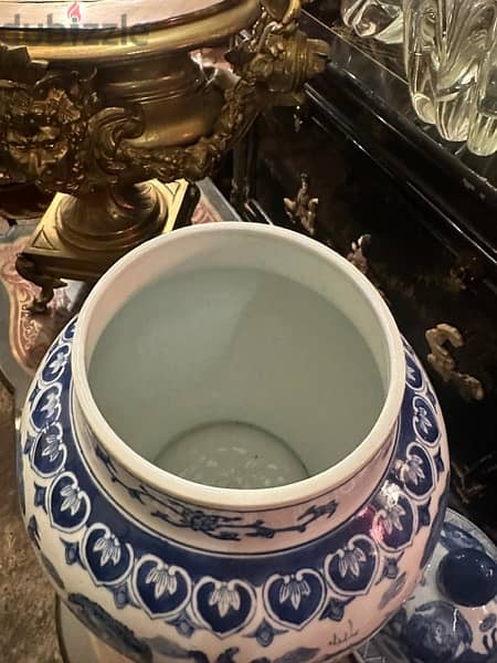 Chinese dragon vase porcelaineفانز صيني انتيك رائع الجمال 3