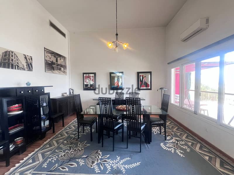 Furnished apartment with terrace for rent in Broummana 1