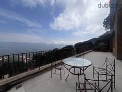 Furnished apartment with terrace for rent in Broummana 0