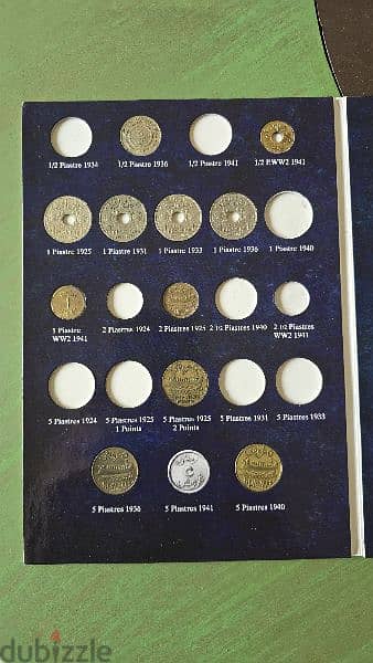 Lebanon coin album collection 1924-2018 1