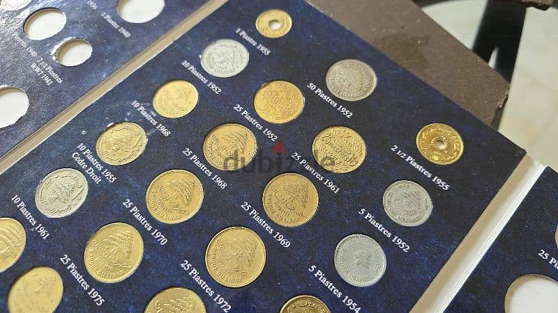 Lebanon coin album collection 1924-2018 7