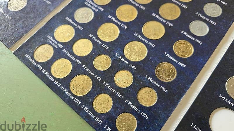 Lebanon coin album collection 1924-2018 8