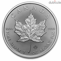 2024 Canada 1 oz Silver Coin - Maple Leaf (PCGS First Strike)