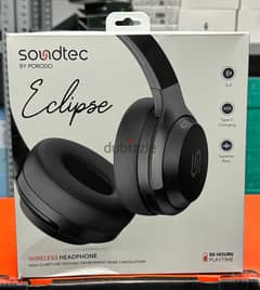 Porodo soundtec eclipse wireless headphone black 0