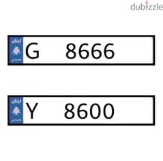 G   8666   &   Y   8600
