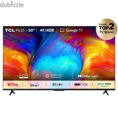 TCL 50” P635 4K Google TV 0