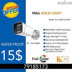 Security camera 4 mp water proof full color at night high quality
